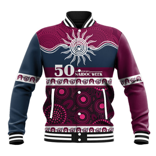 Sea Eagles NAIDOC Week Personalised Baseball Jacket Aboriginal Torres Strait Islanders Vibe
