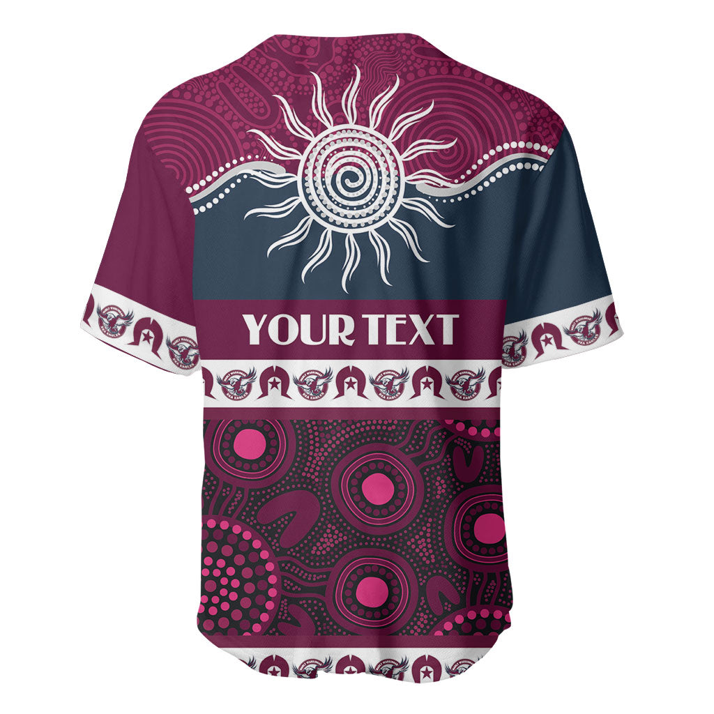 Sea Eagles NAIDOC Week Personalised Baseball Jersey Aboriginal Torres Strait Islanders Vibe