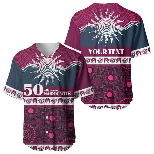 Sea Eagles NAIDOC Week Personalised Baseball Jersey Aboriginal Torres Strait Islanders Vibe