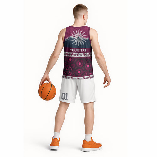 Sea Eagles NAIDOC Week Personalised Basketball Jersey Aboriginal Torres Strait Islanders Vibe