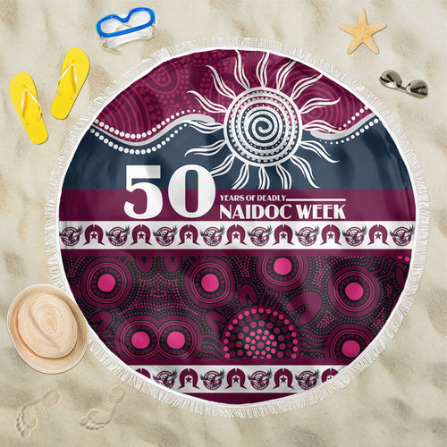 Sea Eagles NAIDOC Week Beach Blanket Aboriginal Torres Strait Islanders Vibe
