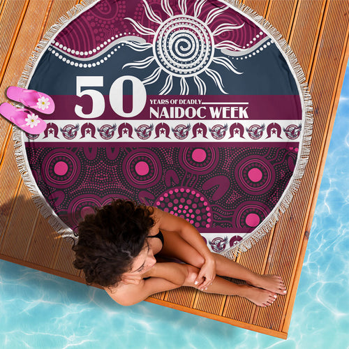 Sea Eagles NAIDOC Week Beach Blanket Aboriginal Torres Strait Islanders Vibe