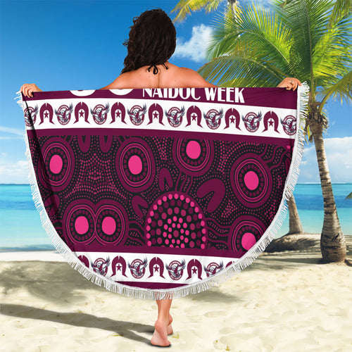 Sea Eagles NAIDOC Week Beach Blanket Aboriginal Torres Strait Islanders Vibe