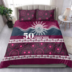 Sea Eagles NAIDOC Week Bedding Set Aboriginal Torres Strait Islanders Vibe