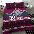Sea Eagles NAIDOC Week Bedding Set Aboriginal Torres Strait Islanders Vibe