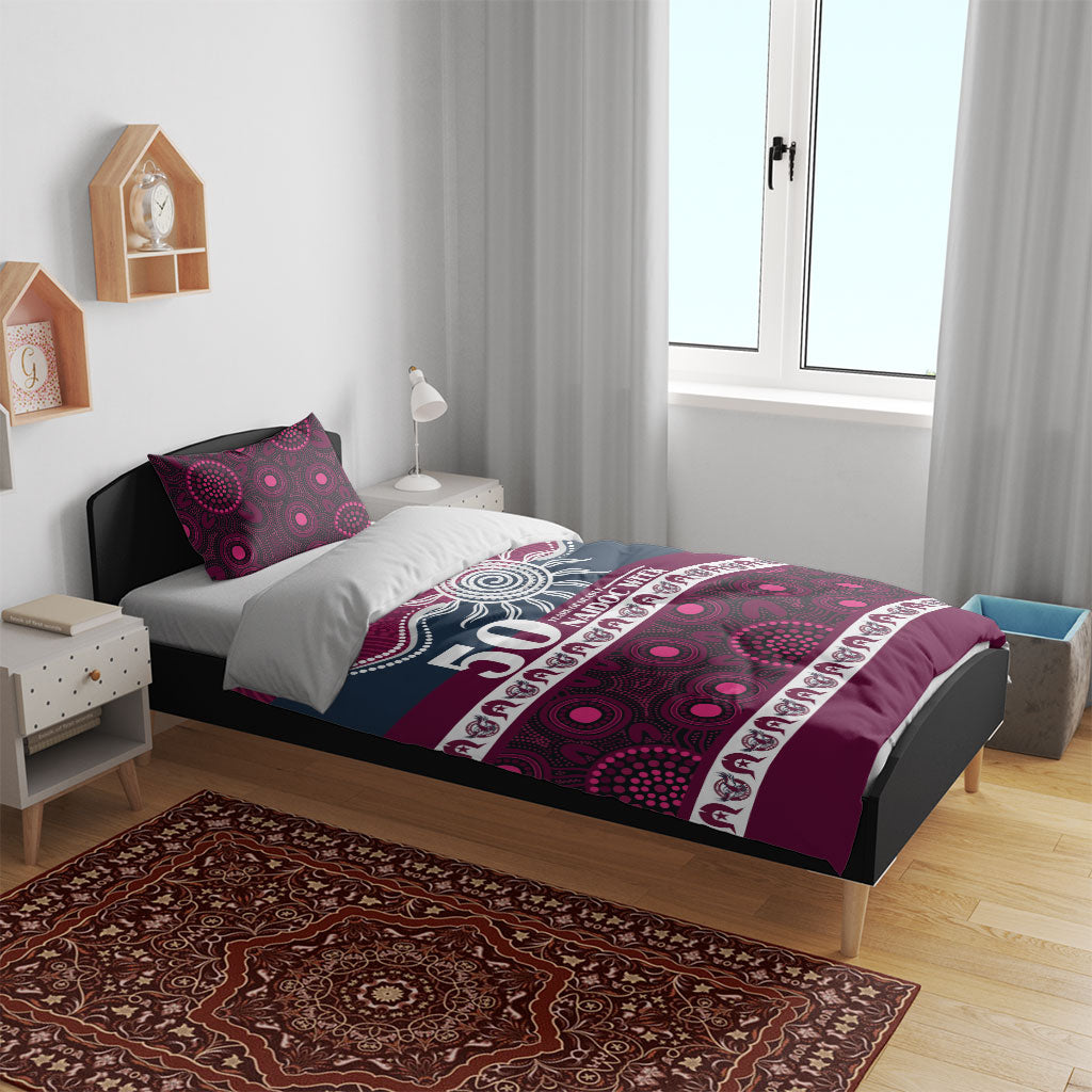 Sea Eagles NAIDOC Week Bedding Set Aboriginal Torres Strait Islanders Vibe