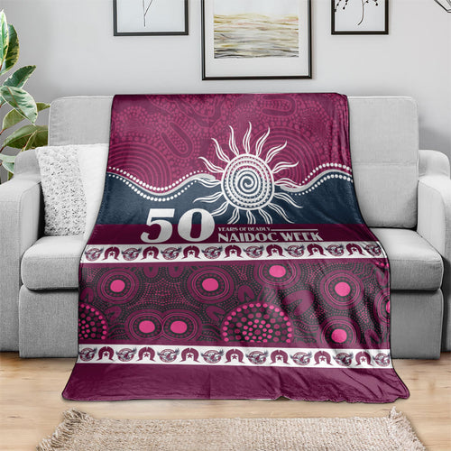 Sea Eagles NAIDOC Week Blanket Aboriginal Torres Strait Islanders Vibe