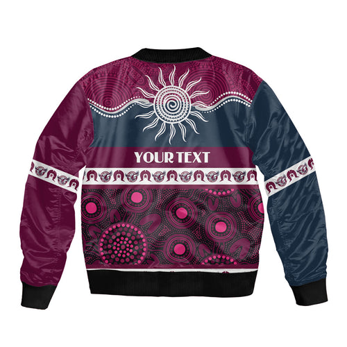 Sea Eagles NAIDOC Week Personalised Bomber Jacket Aboriginal Torres Strait Islanders Vibe