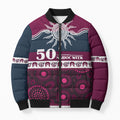 Sea Eagles NAIDOC Week Personalised Bomber Puffer Jacket Aboriginal Torres Strait Islanders Vibe