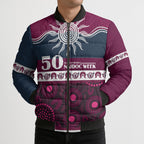 Sea Eagles NAIDOC Week Personalised Bomber Puffer Jacket Aboriginal Torres Strait Islanders Vibe