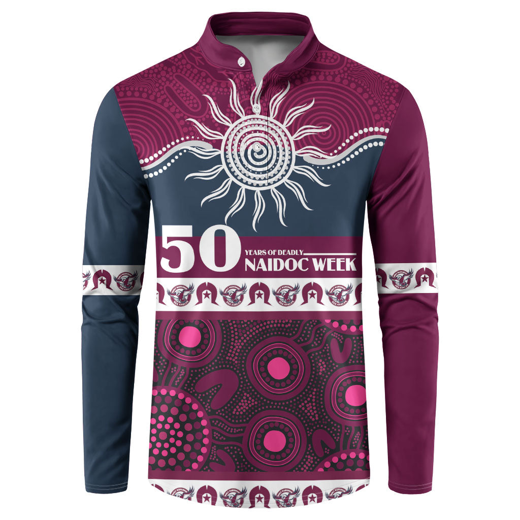 Sea Eagles NAIDOC Week Personalised Button Sweatshirt Aboriginal Torres Strait Islanders Vibe