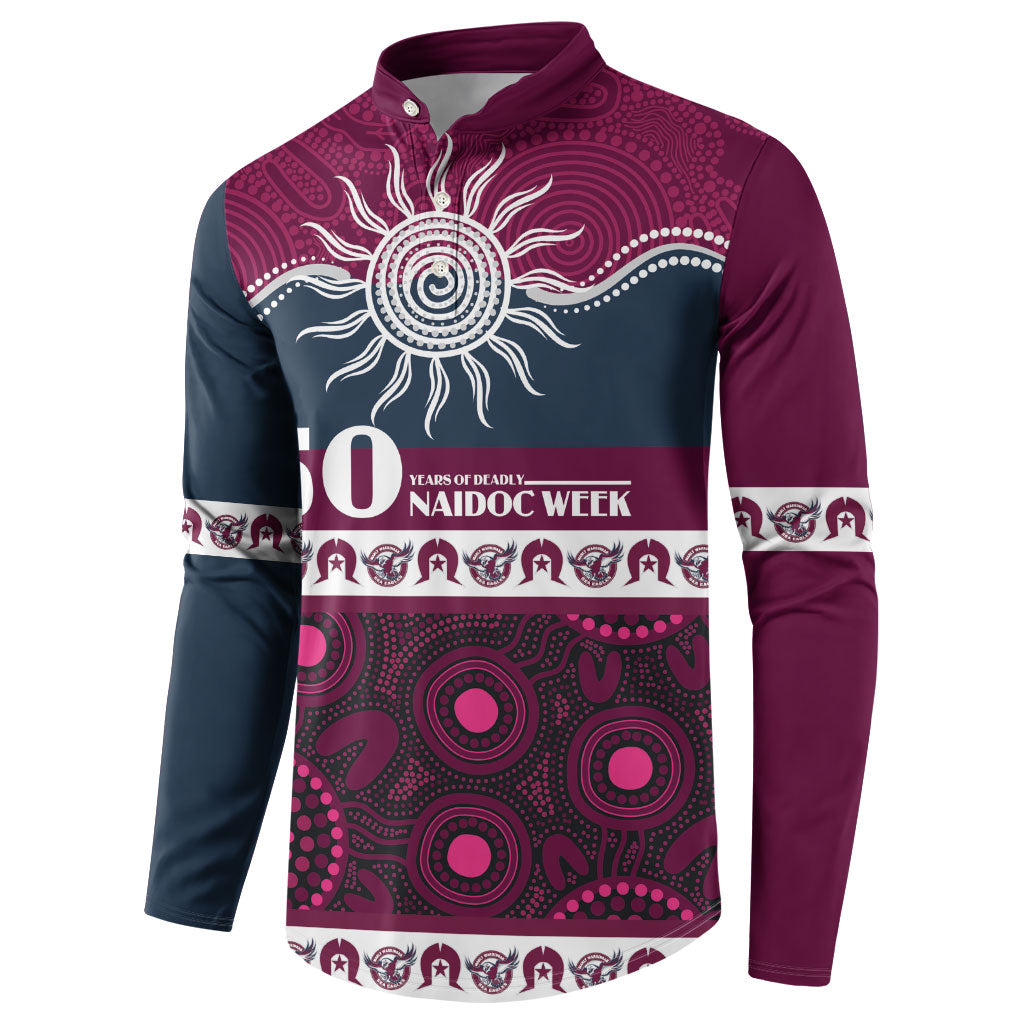 Sea Eagles NAIDOC Week Personalised Button Sweatshirt Aboriginal Torres Strait Islanders Vibe