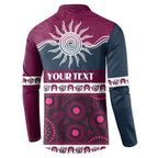 Sea Eagles NAIDOC Week Personalised Button Sweatshirt Aboriginal Torres Strait Islanders Vibe