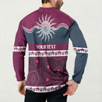 Sea Eagles NAIDOC Week Personalised Button Sweatshirt Aboriginal Torres Strait Islanders Vibe