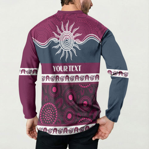 Sea Eagles NAIDOC Week Personalised Button Sweatshirt Aboriginal Torres Strait Islanders Vibe