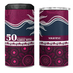 Sea Eagles NAIDOC Week Personalised 4 in 1 Can Cooler Tumbler Aboriginal Torres Strait Islanders Vibe