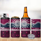 Sea Eagles NAIDOC Week Personalised 4 in 1 Can Cooler Tumbler Aboriginal Torres Strait Islanders Vibe