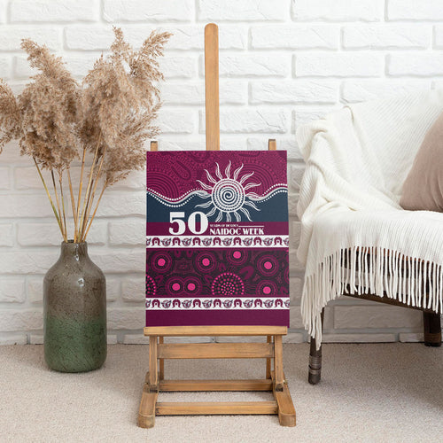 Sea Eagles NAIDOC Week Canvas Wall Art Aboriginal Torres Strait Islanders Vibe