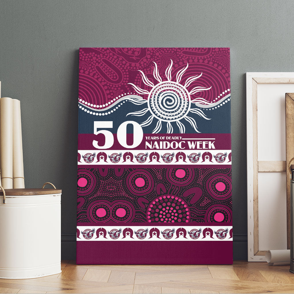 Sea Eagles NAIDOC Week Canvas Wall Art Aboriginal Torres Strait Islanders Vibe