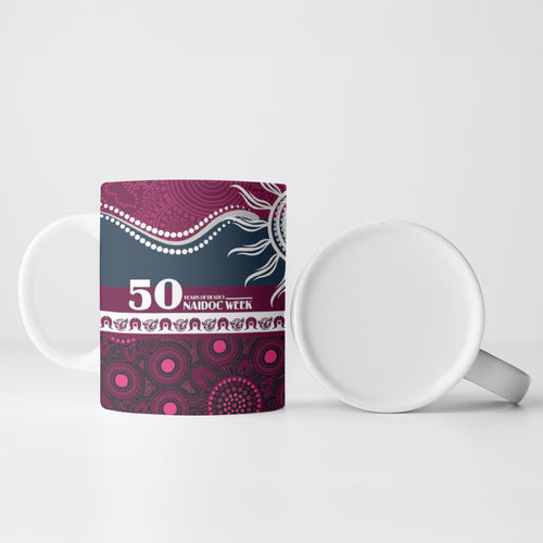 Sea Eagles NAIDOC Week Personalised Ceramic Mug Aboriginal Torres Strait Islanders Vibe
