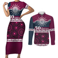 Sea Eagles NAIDOC Week Personalised Couples Matching Short Sleeve Bodycon Dress and Long Sleeve Button Shirt Aboriginal Torres Strait Islanders Vibe