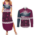 Sea Eagles NAIDOC Week Personalised Couples Matching Summer Maxi Dress and Long Sleeve Button Shirt Aboriginal Torres Strait Islanders Vibe