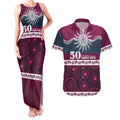 Sea Eagles NAIDOC Week Personalised Couples Matching Tank Maxi Dress and Hawaiian Shirt Aboriginal Torres Strait Islanders Vibe