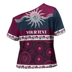 Sea Eagles NAIDOC Week Personalised Cross Shoulder Shirt Aboriginal Torres Strait Islanders Vibe
