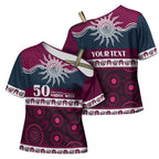 Sea Eagles NAIDOC Week Personalised Cross Shoulder Shirt Aboriginal Torres Strait Islanders Vibe