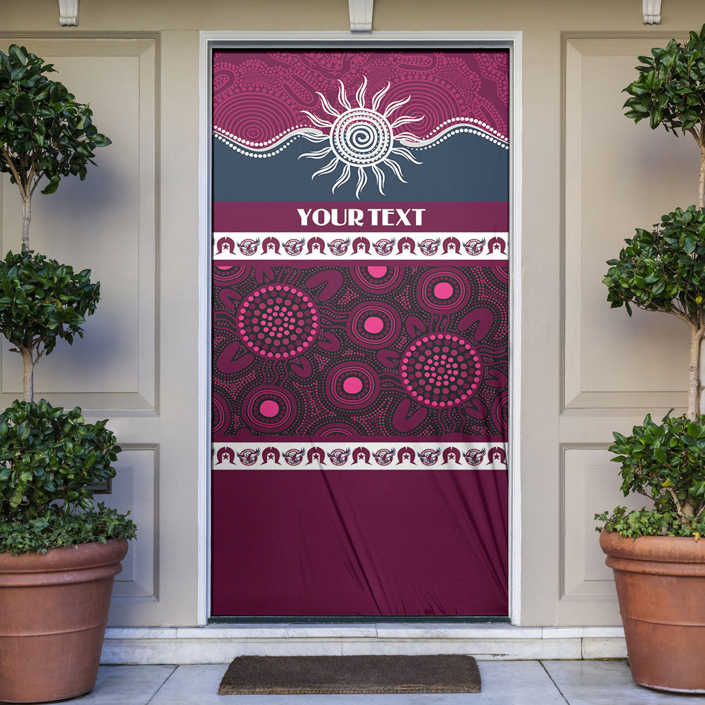 Sea Eagles NAIDOC Week Personalised Door Cover Aboriginal Torres Strait Islanders Vibe