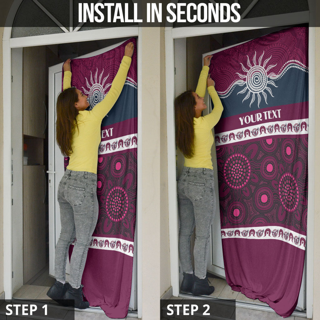 Sea Eagles NAIDOC Week Personalised Door Cover Aboriginal Torres Strait Islanders Vibe