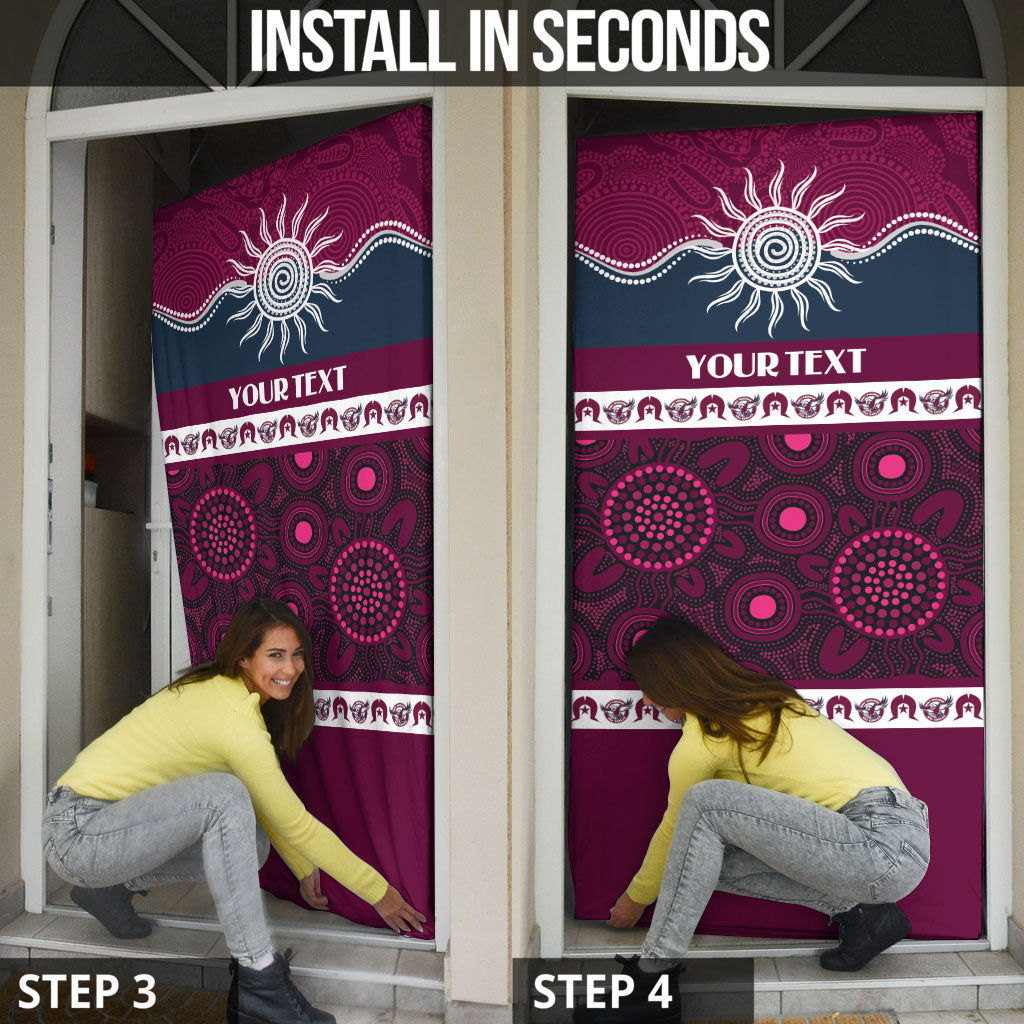 Sea Eagles NAIDOC Week Personalised Door Cover Aboriginal Torres Strait Islanders Vibe