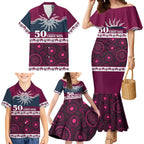 Sea Eagles NAIDOC Week Personalised Family Matching Mermaid Dress and Hawaiian Shirt Aboriginal Torres Strait Islanders Vibe