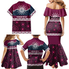 Sea Eagles NAIDOC Week Personalised Family Matching Mermaid Dress and Hawaiian Shirt Aboriginal Torres Strait Islanders Vibe