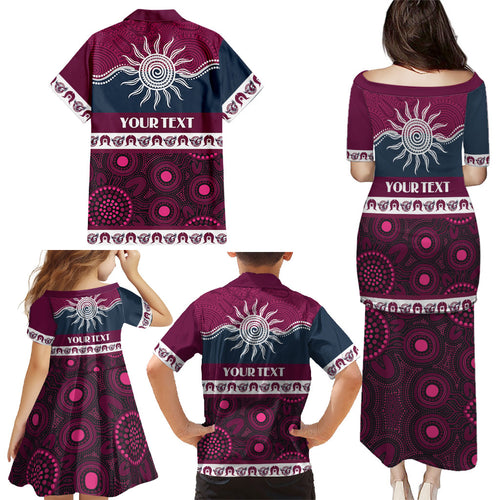Sea Eagles NAIDOC Week Personalised Family Matching Puletasi and Hawaiian Shirt Aboriginal Torres Strait Islanders Vibe