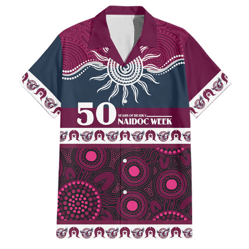 Sea Eagles NAIDOC Week Personalised Family Matching Puletasi and Hawaiian Shirt Aboriginal Torres Strait Islanders Vibe