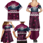 Sea Eagles NAIDOC Week Personalised Family Matching Summer Maxi Dress and Hawaiian Shirt Aboriginal Torres Strait Islanders Vibe