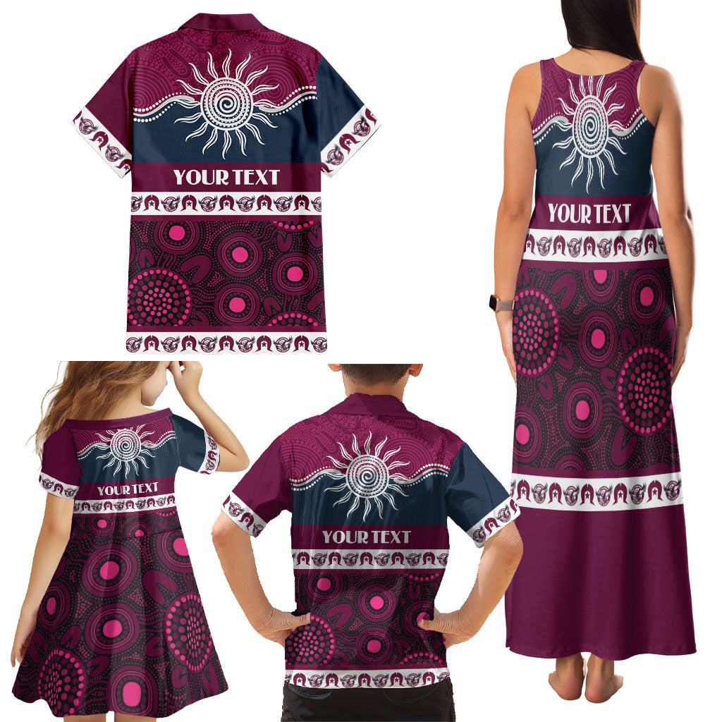 Sea Eagles NAIDOC Week Personalised Family Matching Tank Maxi Dress and Hawaiian Shirt Aboriginal Torres Strait Islanders Vibe