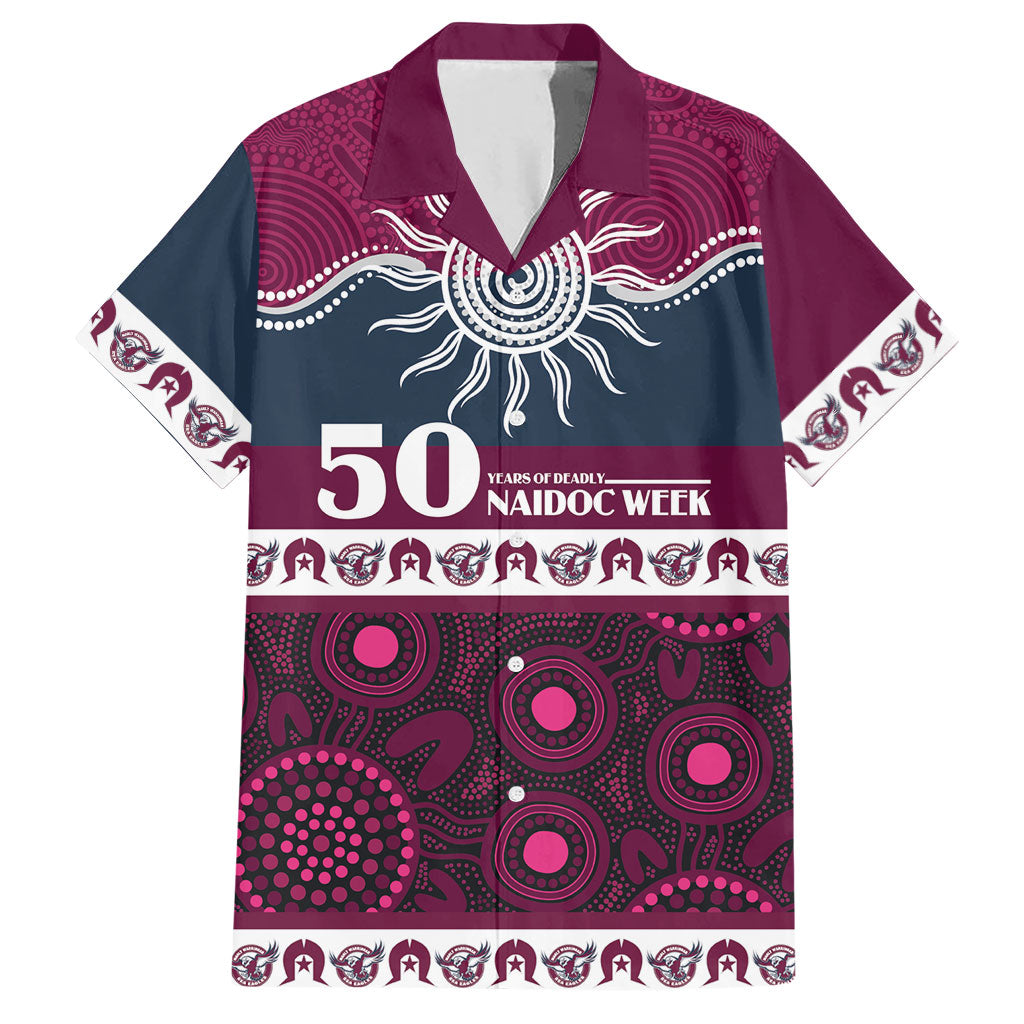Sea Eagles NAIDOC Week Personalised Hawaiian Shirt Aboriginal Torres Strait Islanders Vibe