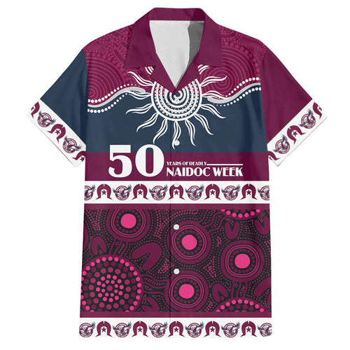 Sea Eagles NAIDOC Week Personalised Hawaiian Shirt Aboriginal Torres Strait Islanders Vibe