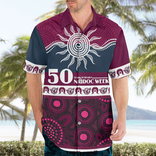 Sea Eagles NAIDOC Week Personalised Hawaiian Shirt Aboriginal Torres Strait Islanders Vibe