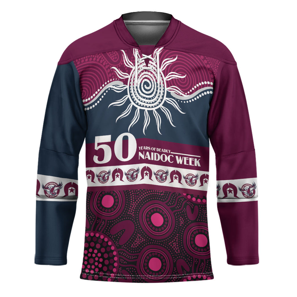 Sea Eagles NAIDOC Week Personalised Hockey Jersey Aboriginal Torres Strait Islanders Vibe