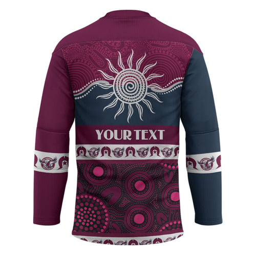 Sea Eagles NAIDOC Week Personalised Hockey Jersey Aboriginal Torres Strait Islanders Vibe