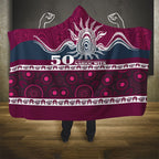 Sea Eagles NAIDOC Week Hooded Blanket Aboriginal Torres Strait Islanders Vibe