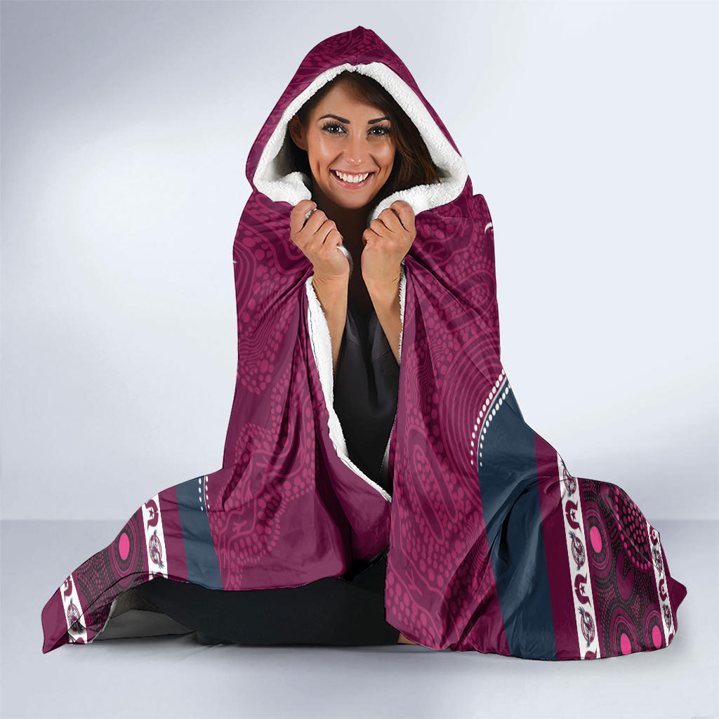 Sea Eagles NAIDOC Week Hooded Blanket Aboriginal Torres Strait Islanders Vibe