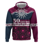 Sea Eagles NAIDOC Week Personalised Hoodie Aboriginal Torres Strait Islanders Vibe