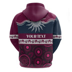 Sea Eagles NAIDOC Week Personalised Hoodie Aboriginal Torres Strait Islanders Vibe