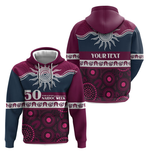 Sea Eagles NAIDOC Week Personalised Hoodie Aboriginal Torres Strait Islanders Vibe