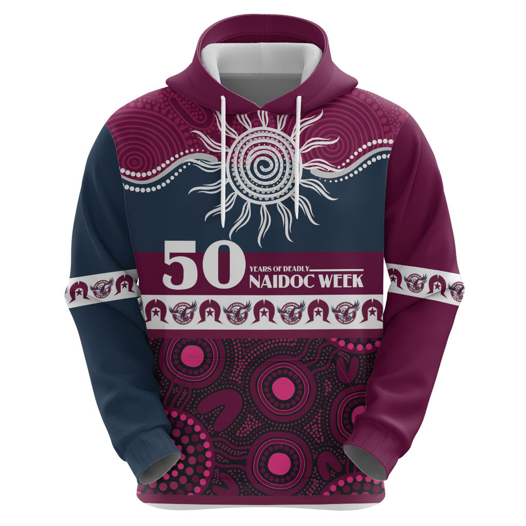 Sea Eagles NAIDOC Week Personalised Hoodie Aboriginal Torres Strait Islanders Vibe