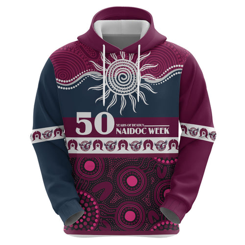 Sea Eagles NAIDOC Week Personalised Hoodie Aboriginal Torres Strait Islanders Vibe